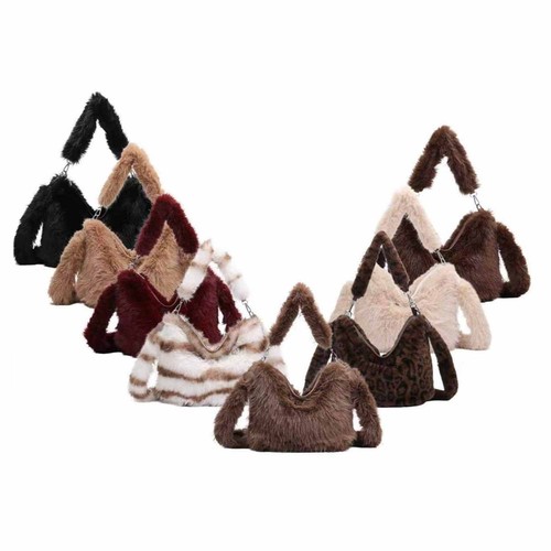 Damen pelztasche hobo bag - hobo,