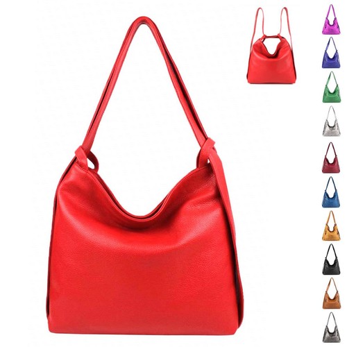 Damen leder rucksack tasche - leder,
