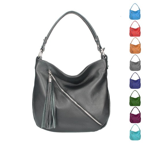 Damen leder tasche shopper - leder, xl