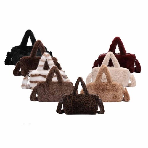 Damen pelztasche shopper - xl,